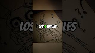 LOS 6 FINALES OCULTOS DEL NUEVO FNAF😱 fnafintothepit [upl. by Akemad]