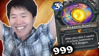 Dragon Soul Can ATTACK  Miracle Priest  THE WITCHWOOD  HEARTHSTONE  DISGUISED TOAST [upl. by Nywrad]