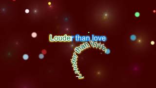 TKA karaoke  Louder Than Love [upl. by Roddie]