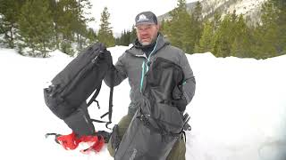 Patagonia Descentionist 40L Pack  Vs Patagonia Snow Drifter 30L Pack [upl. by Berky679]