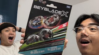 Sword Dran 360F and Tail Viper 580O Beyblade X Dual Pack Unboxing  SOMA [upl. by Jeroma]