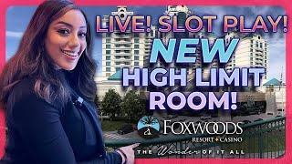 Live Slot Play in the New High Limit Room at Foxwoods in CT 🎰🎉🥳 [upl. by Annert]