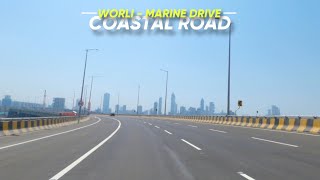 MUMBAI COASTAL ROAD Exclusive Drive  4K [upl. by Asiul]