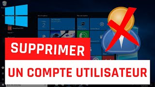 Comment supprimer un compte utilisateur dans Windows 10 [upl. by Khalsa]