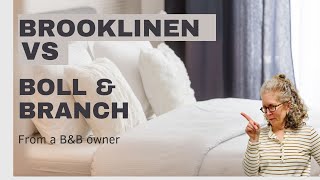 Choosing the perfect sheets Brooklinen vs Boll amp Branch compared [upl. by Nilak]