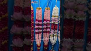 🌸Anbu flowers🌸8524031474☎️ wedding christianweddinggarland flowers weddinggarlandinchennai [upl. by Leanatan]