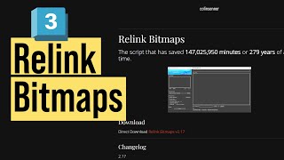 Cómo utilizar Relink Bitmaps en 3ds Max para solucionar missing assets [upl. by Earley367]