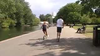 Kickbike in Regents Park [upl. by Nailij]