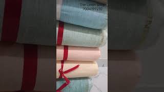 New Cross colour pure Linen Fabric  fabric onlineshopping 7004199210 [upl. by Higgins]