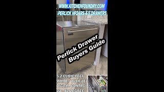 PERLICK Refrigerated Drawers HA24RB46 HA24RB45 HC24RB46 HC24RB45 HP24RS45 HP24RS46 HP24RM45 HP24RM46 [upl. by Aerdnael]