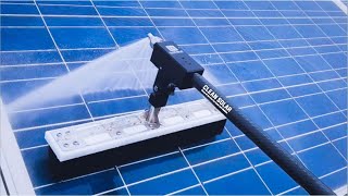 Solar Panel Cleaning Kit태양광패널청소 장비 Solar Manual Brush Window Cleaning Brush [upl. by Alaric]