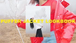 PUFFER JACKET LOOKBOOK [upl. by Carissa]