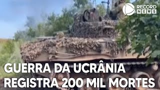 Guerra entre Ucrânia e Rússia registra quase 200 mil mortos [upl. by Nohsauq853]