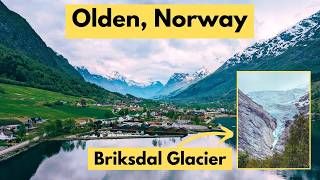 We Visit the Breathtaking Briksdal Glacier in Olden Norway  PampO Iona Fjords Cruise [upl. by Neslund795]