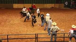 Worst Bull Attack At A Rodeo [upl. by Leakcim]