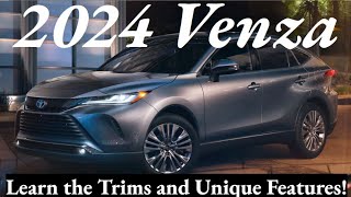 2024 Toyota Venza Trims Key Features amp More [upl. by Maddock773]