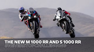 The NEW BMW M 1000 RR and BMW S 1000 RR  NeverStopChallenging [upl. by Idnor]