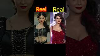 Reel vs real🐍🐍Naagin serial actress play naagin cast💯 mouniroy surbhichandna viral shorts [upl. by Ihsar436]