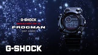 CASIO GSHOCK GWFD1000 FROGMAN [upl. by Fremont]