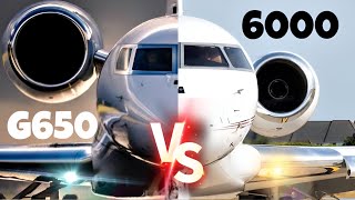 Quem vence Gulfstream G650 vs Bombardier Global 6000 [upl. by Wallis839]