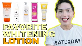 WHITENING LOTION FAVORITES LESS THAN 200 PESOS LANG LAHAT SIR LAWRENCE [upl. by Htnnek]