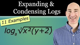 How to Write as a Single Log whose Coefficient is 1 using the Laws of Logarithms [upl. by Allenrac409]