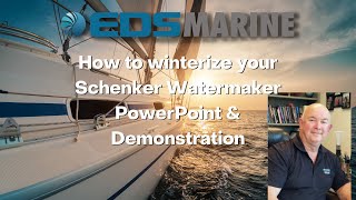 Winterizing your Schenker Watermaker 2021 [upl. by Aiekan]