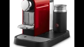 Nespresso C121 US RE NE1 Citiz Espresso Maker with Aeroccino Milk Frother Red [upl. by Noloc]