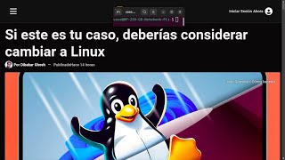 Si este es tu caso deberías considerar cambiar a Linux [upl. by Rehotsirk]