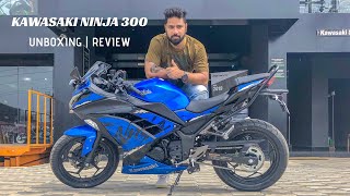 UNBOXING KAWASAKI NINJA 300  2018  REVIEW [upl. by Odrarej]