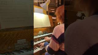 organist churchorganist music gospelorgan africanamerican gospelmusic blackhistorymonth [upl. by Fini]