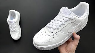 COMMENT LACER NIKE AIR FORCE 1 LOW DIAMOND MEILLEURE FAÇON [upl. by Herta616]