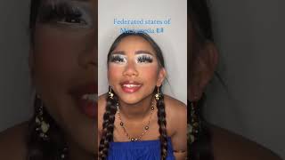 Asoka inspired but from the South Pacific ❤️ polynesian micronesian melanesian makeup [upl. by Asilim]