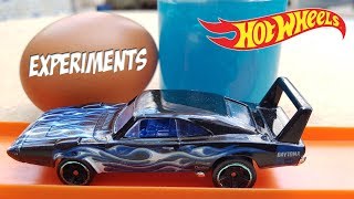 HOT WHEELS Experiments and Crashes 1  DODGE CHARGER DAYTONA [upl. by Illoh]