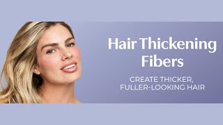 The BosVolumize Hair Thickening Fibers  BosleyMD [upl. by Arrekahs128]