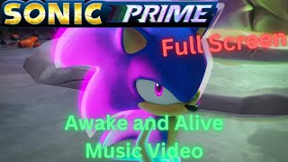 Sonic Prime Awake and Alive Skillet Music Video Full Screen All Seasons [upl. by Adieren]