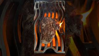 Entrecote Steak sizzled at 1800°F982°C shorts steak [upl. by Coh344]