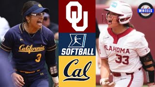 1 Oklahoma vs California  Norman Regional Final  2023 College Softball Highlights [upl. by Kira]