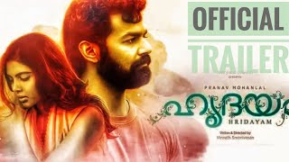 Hridayam Movie Official Trailer  Pranav Mohanlal  Vineeth Sreenivasan  Kalyani Priyadarshan [upl. by Lladnik]