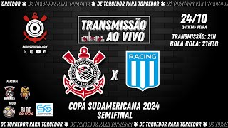 24102024  AO VIVO ⚫ CORINTHIANS x RacingARG  Copa SulAmericana [upl. by Paterson]