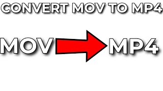 How To Convert MOV to MP4 Video File 2024 Full Guide [upl. by Hyps]