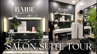 LUXURY SALON SUITE TOUR w LINKS  Amazon and Ikea Finds  Baili Nicole  The Baibe Experience [upl. by Aanas]