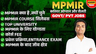 CUET MPMIR BHU mpmir COURSE ALL DETAIL✅✅ MPMIR placement  complete information [upl. by Akciret737]