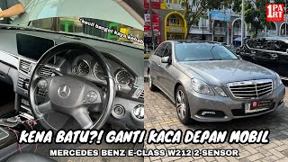 KENA BATU DI TOLL BERUJUNG GANTI KACA MOBIL  Mercedes Benz EClass W212 2Sensor di unoPart ID [upl. by Leilamag]