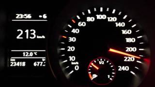 VW Golf 14 TSI 122cv  Cruising on autobahn [upl. by Henry104]