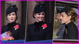 Catherine Look Extremely Radiant On The Balconies At Remembrance Sunday Princesscatherinefc [upl. by Ikkiv119]