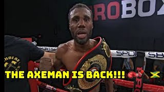 NICHOLAS WALTERS UPSETS JOSEPH ADORNO AT 38 YEARS OLD THE AXEMAN IS BACK 🥊🇯🇲🪓 [upl. by Philipson]