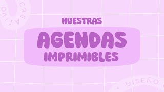 AGENDAS 2025  PDF imprimible  Agenda diaria semana a la vista semanal  HYGGECREATIVO [upl. by Jung]