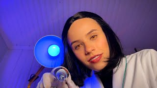 ASMR TE EXAMINANDO POR INTEIRO em um LABORATÓRIO DIFERENTE  Roleplay futurista 🧪 🥼 [upl. by Eltsyrhc569]