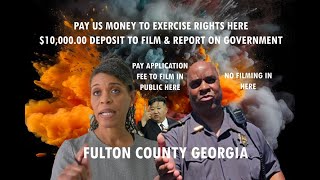 PAY US  TO RECORD  You Must Pay  to Exercise Rights  Fulton County Juvenile Courthouse [upl. by Allister]